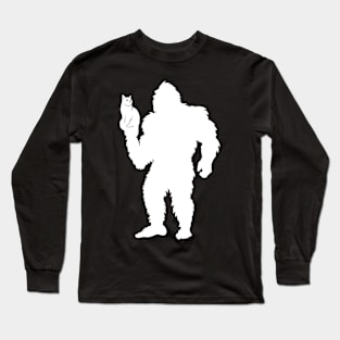 Bigfoot Cat Long Sleeve T-Shirt